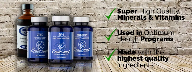 Endo-Met Labs supplement bottles