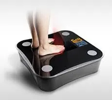 Laser foot scanner used for orthotics measuring