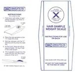 Small balance scale used to weigh hair samples