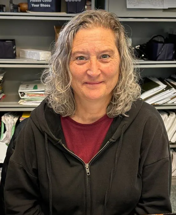 Sue, office manager